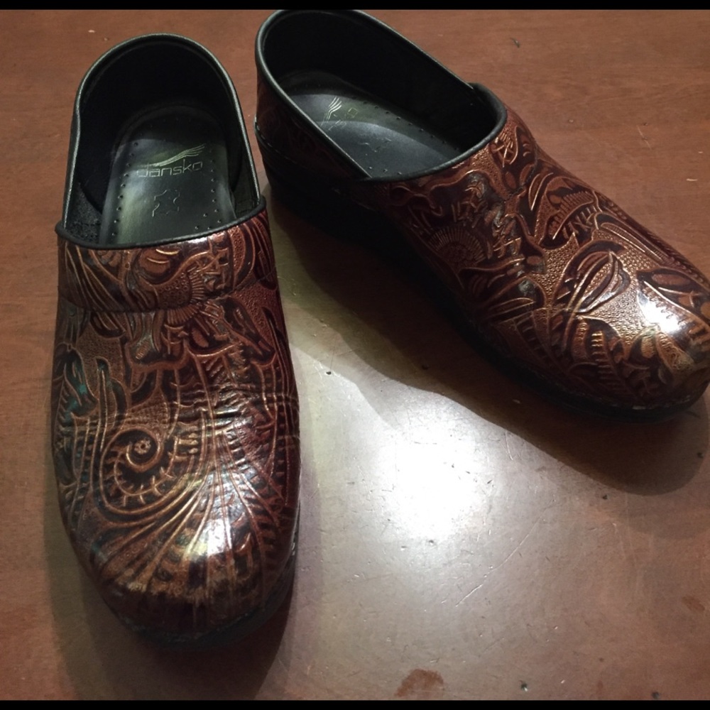Dansko Leather Clogs - Picture 3 of 5
